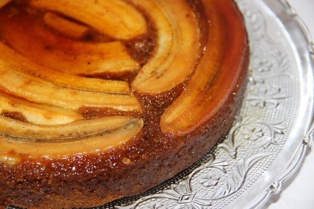Bolo de banana sem gluten fonte: Pixabay
