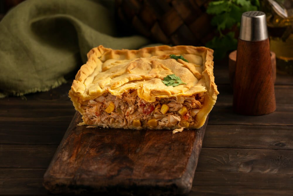 torta de frango fit